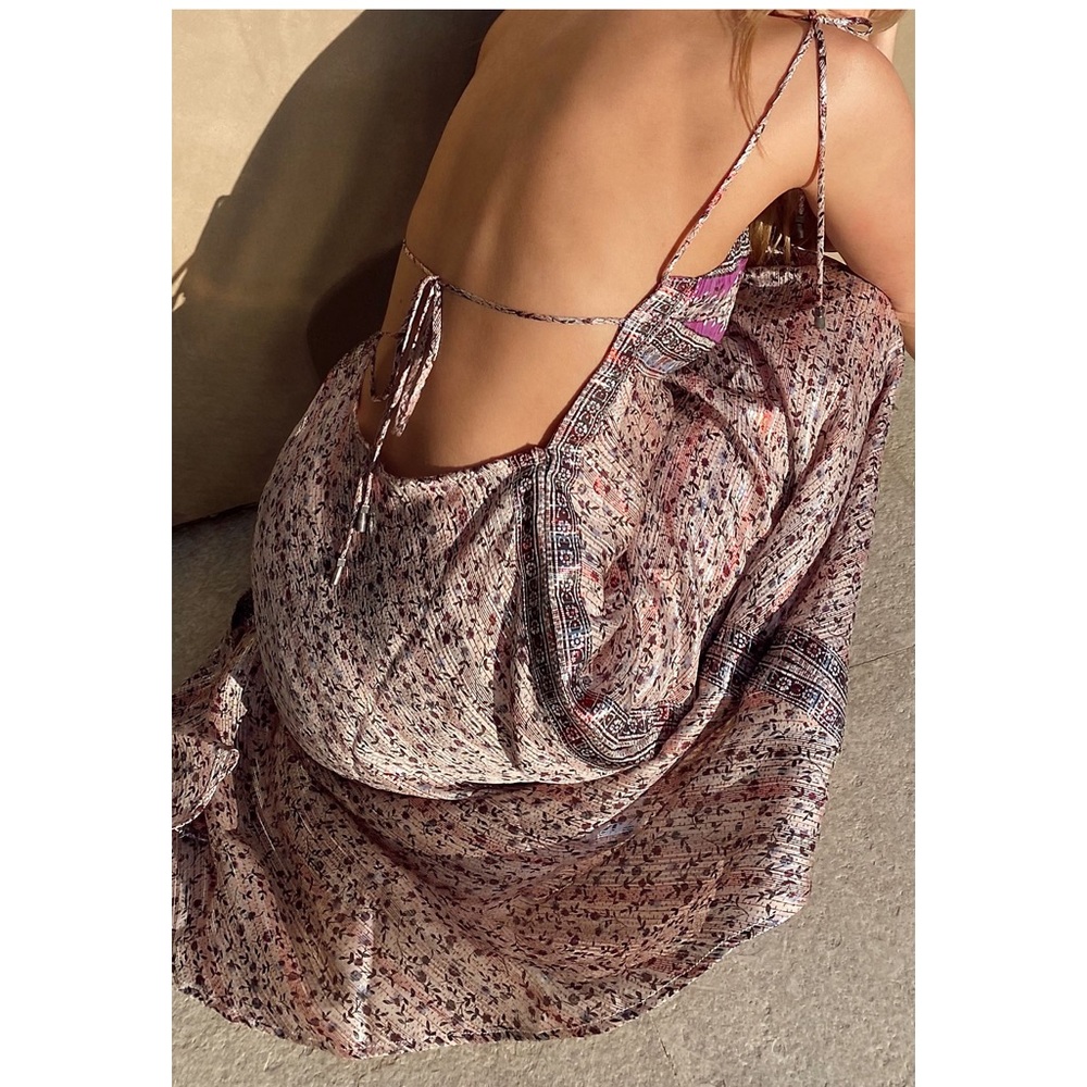Gia Nina Free People silk midi dress brand new with tags